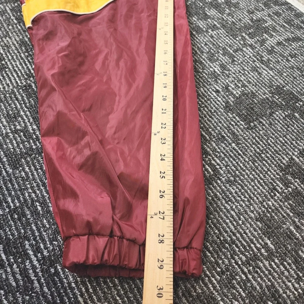 NFL Washington Redskins Windbreaker Jacket Mens 4XL Burgundy Yellow Full Zip